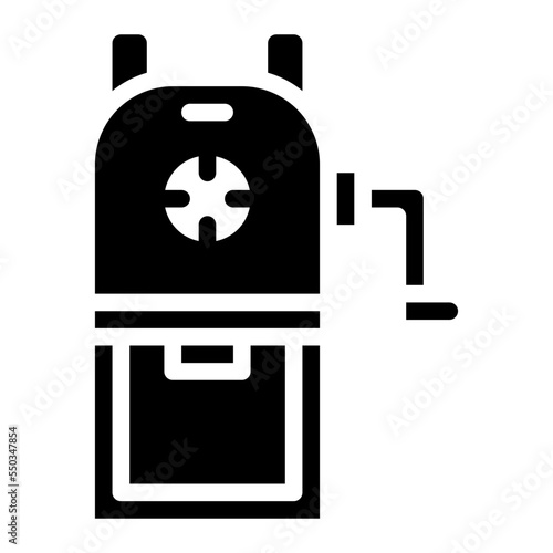 sharpener tool school pencil icon