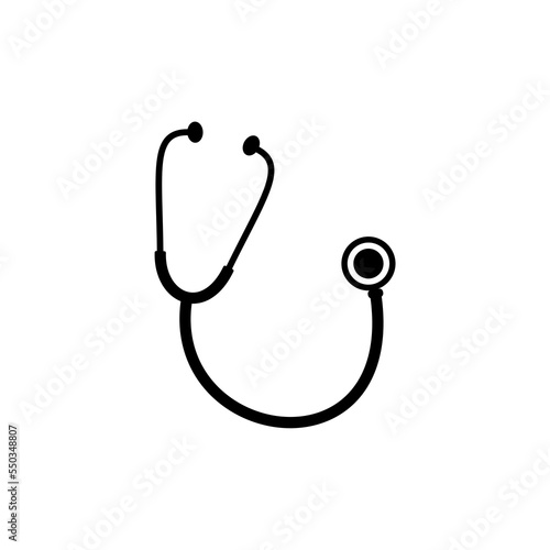 Stethoscope  icon illustration isolated on white background. photo