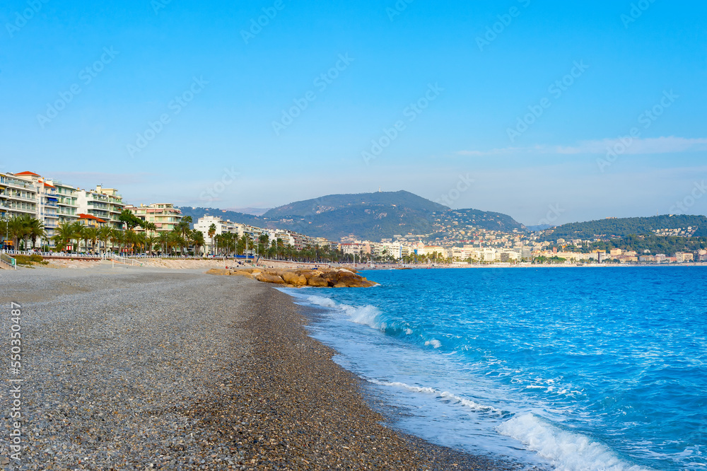 Angalis  promenade beach Nice France