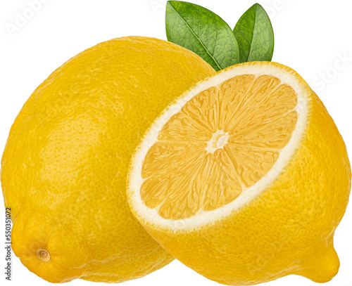 Lemons isolated
