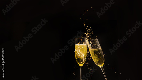 Foto Festive luxury celebration birthday new year's eve sylvester or other holidays b