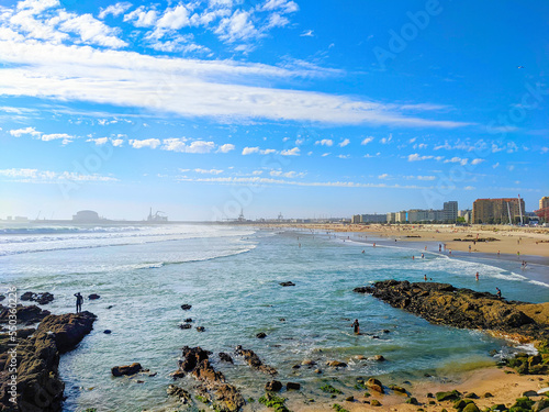 People Matosinhos beach Por...