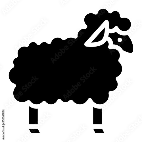 sheep animal zoo wild life icon