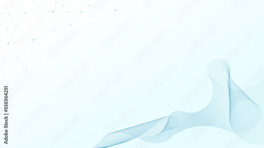 Fototapeta premium Medical healthcare background concept. Abstract geometric pattern with connections dots and lines background