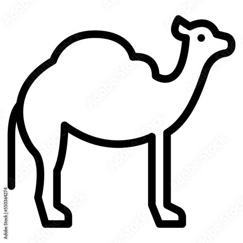 camel animal zoo wild life icon