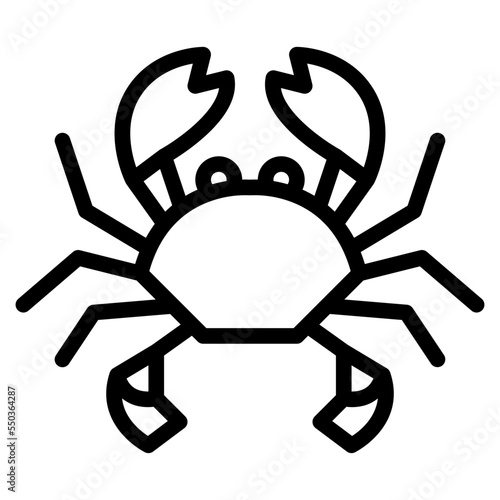 crab animal zoo wild life icon