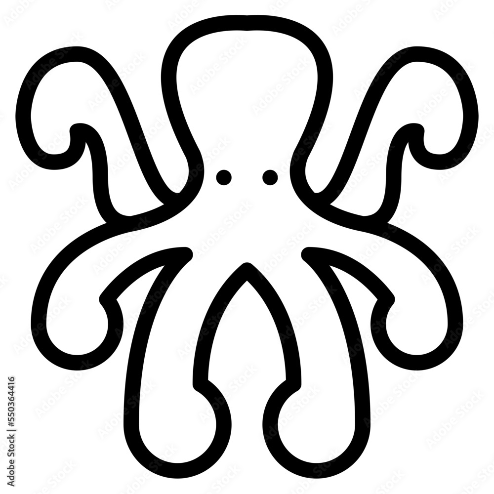 octopus animal zoo wild life icon octopus animal zoo wild life icon