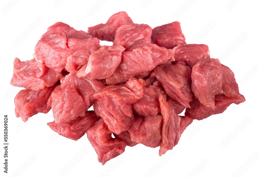 Obraz premium beef chunks (stew meat)