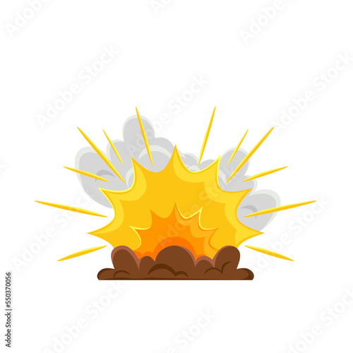 burning explosion icon