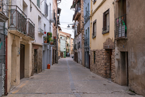 Street of the Old Town of Lodosa, Navarra