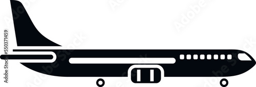 Trip airplane icon simple vector. Airport transfer. Travel hotel