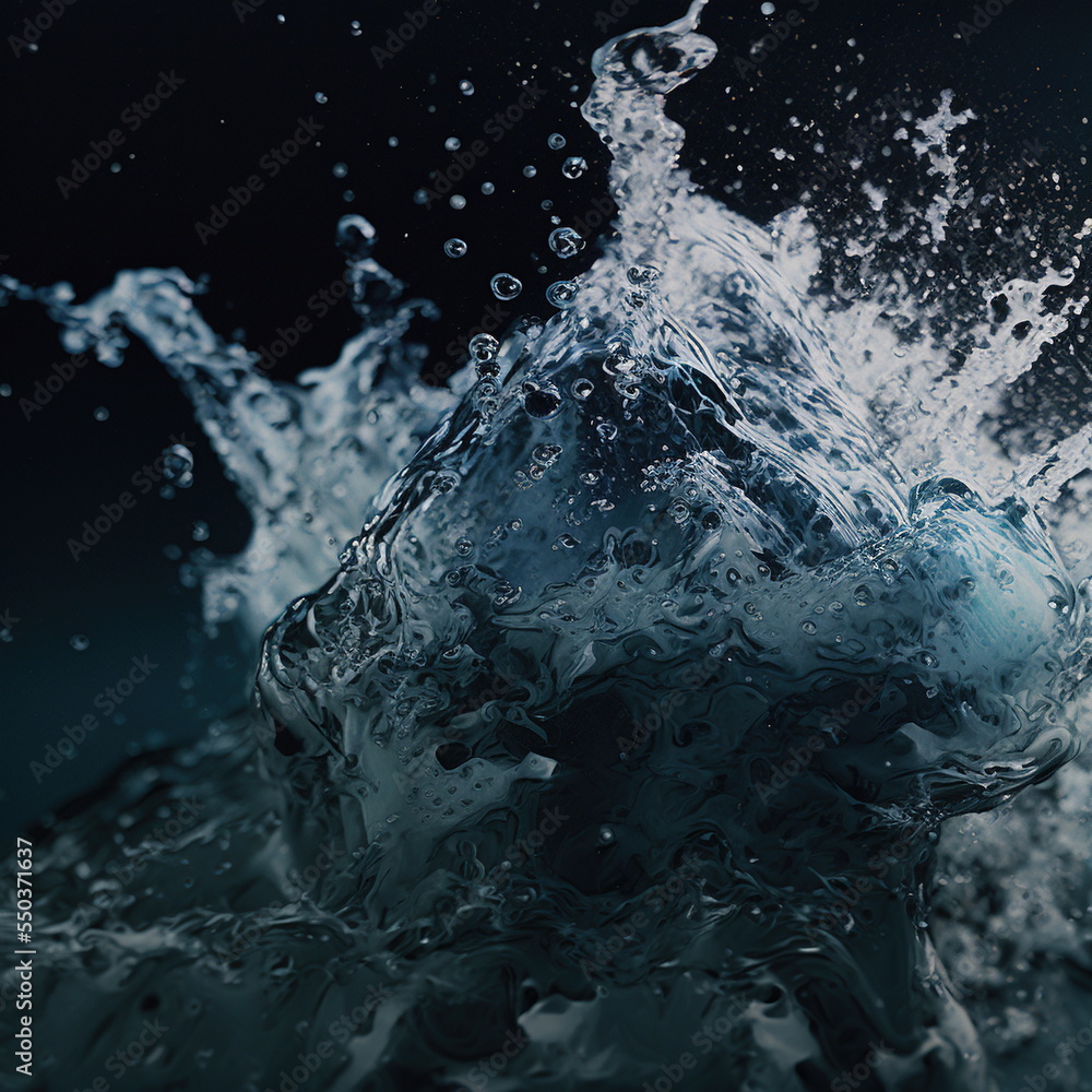 water splash closeup shot with bubbles water splash closeup shot with bubbles