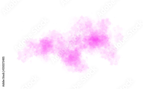 Pink fluffy transparent cloud  fog or smoke