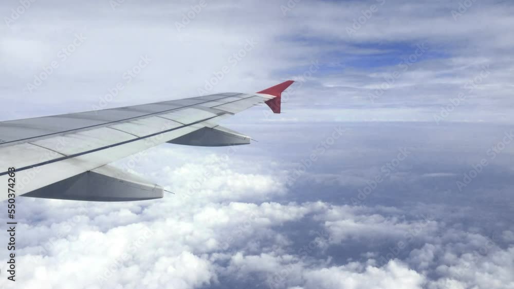 Cloud Scape with blue sky, Look from Airplane Cloud Scape with blue sky, Look from Airplane