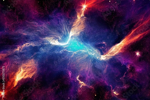 Space abstract background photo