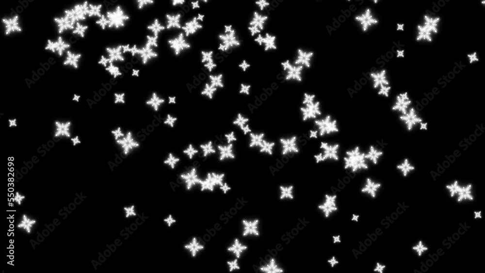 snow flake animation in looping motion for christmas. snow flake animation in looping motion for christmas.