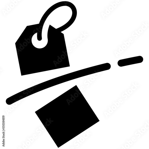half price solid icon