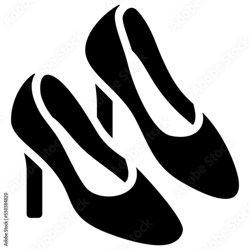 heels solid icon