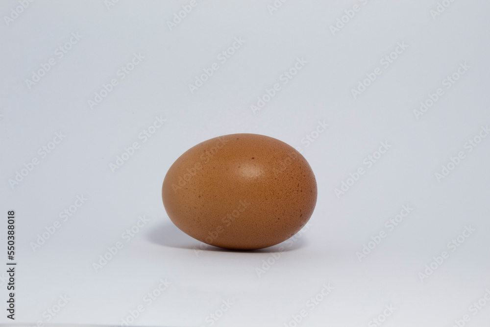 Perfect egg on white background Perfect egg on white background