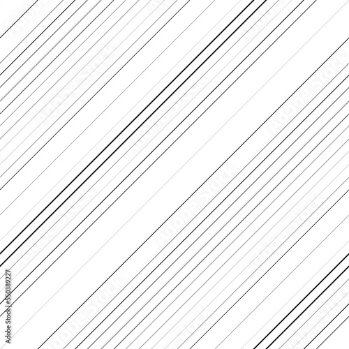 Abstract Black Diagonal Striped Background . Vector parallel slanting, oblique lines texture . Endless , seamless pattern