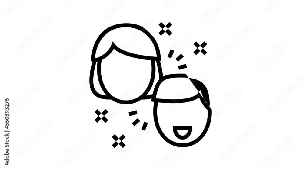 pleasure relationship line icon animation pleasure relationship line icon animation