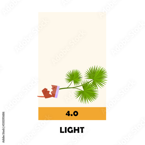 Light earthquake magnitude scale vector illustration. Level or intensity of seismic activity isolated on white background
