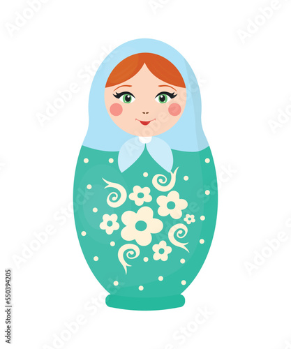Vector of Russian nesting doll.