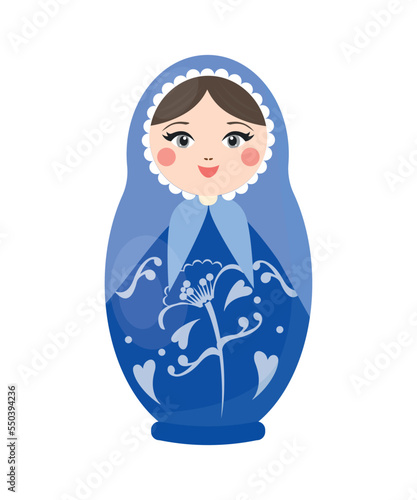Vector of Russian nesting doll.
