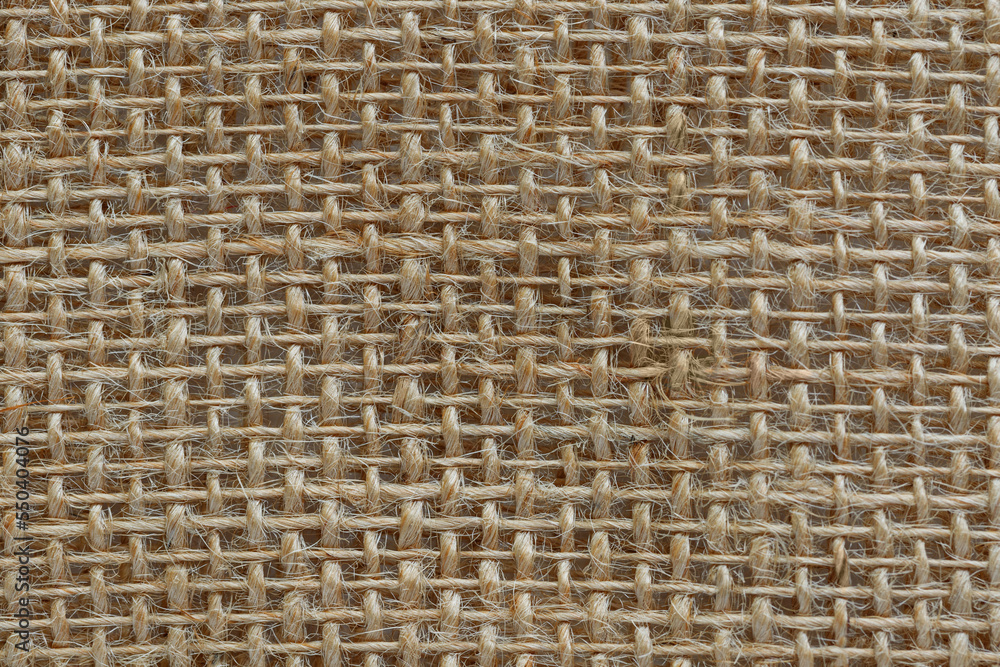 Burlap natural fabric background. Close up texture of sackcloth Burlap natural fabric background. Close up texture of sackcloth