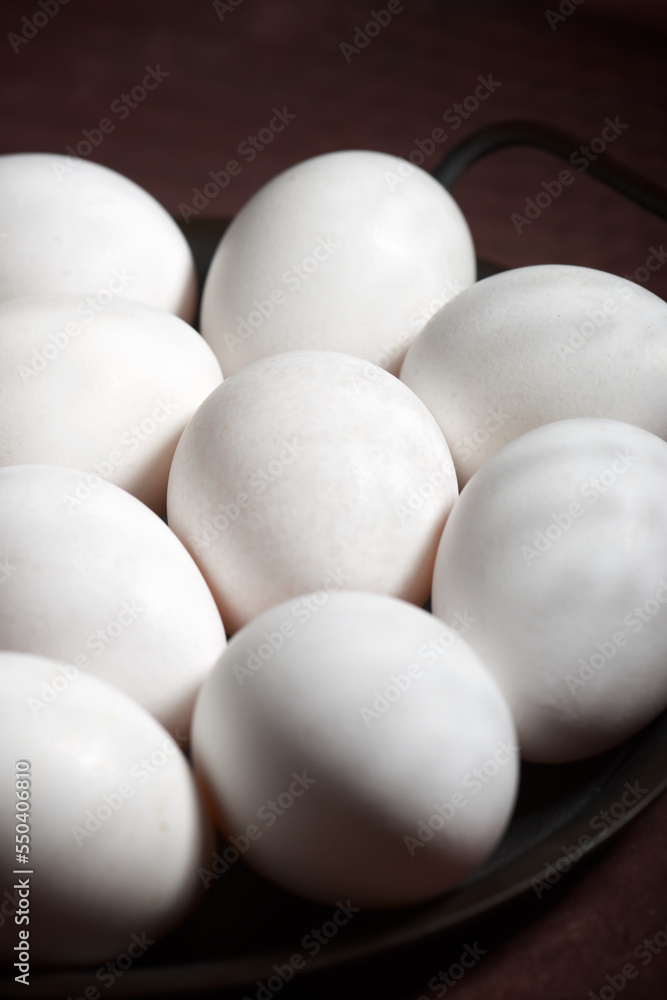 View of a group of eggs. View of a group of eggs.
