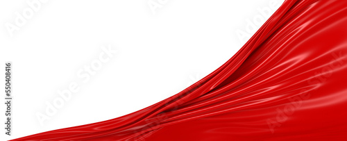 Beautiful flowing fabric of...