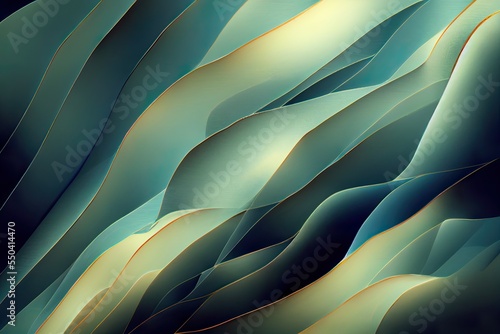 abstract background with waves