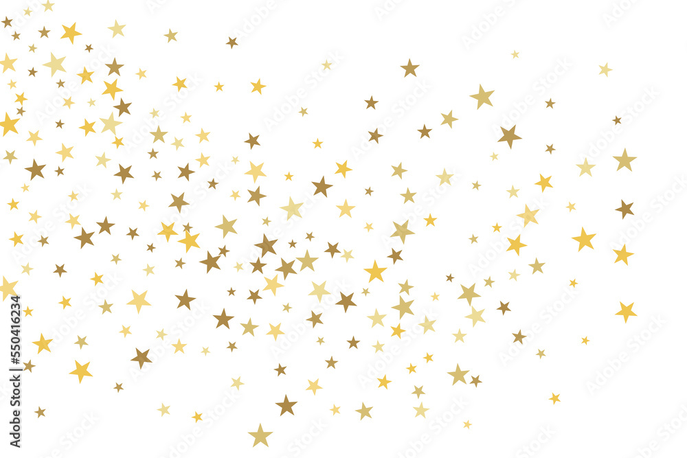 Star confetti. Gold casual confetti background. Bright design pattern. Star confetti. Gold casual confetti background. Bright design pattern.
