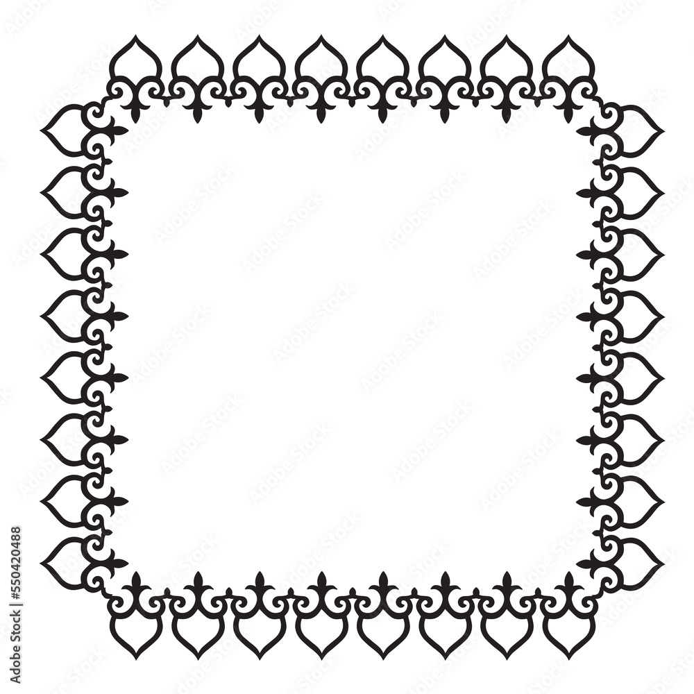 Frame, in the style of an ornament, Vector illustration eps 10, Art. Frame, in the style of an ornament, Vector illustration eps 10, Art.