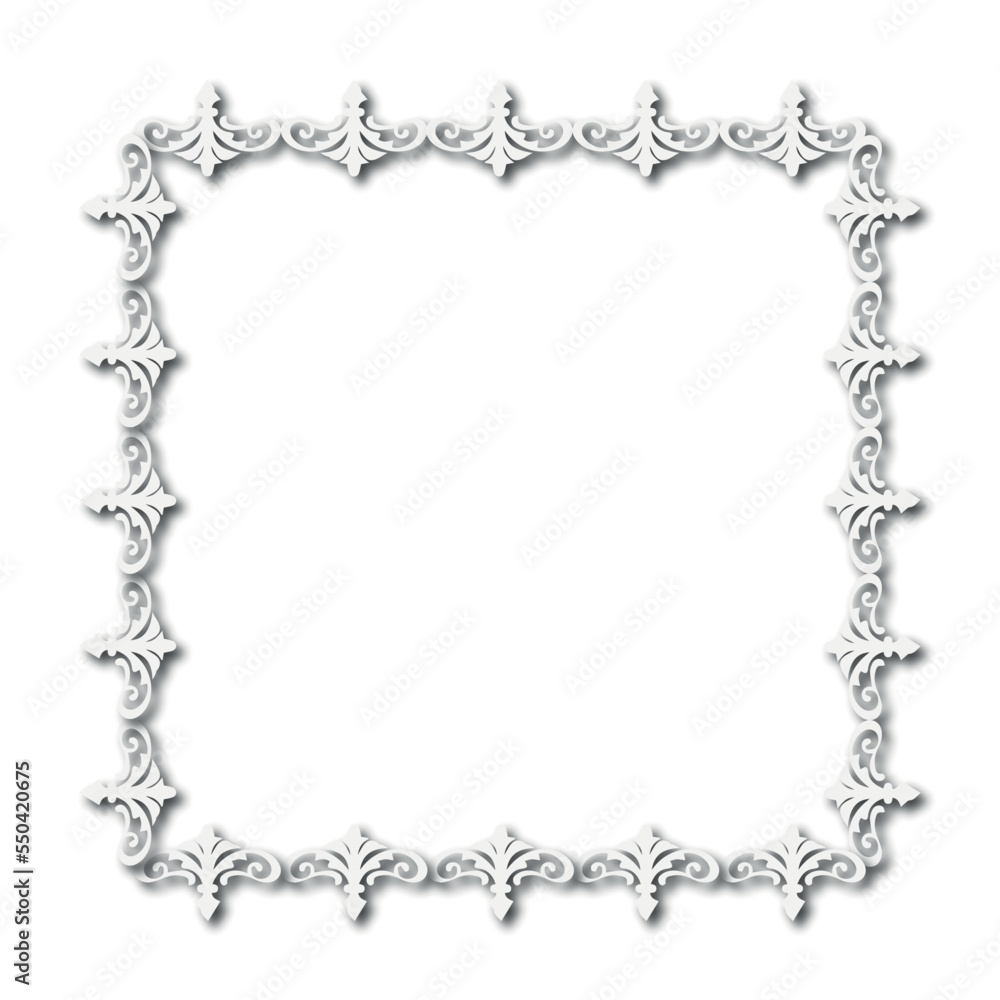 Frame, in the style of an ornament, Vector illustration eps 10, Art. Frame, in the style of an ornament, Vector illustration eps 10, Art.