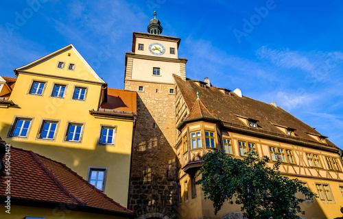 famous old town of Rothenburg ob der Tauber - Bavaria