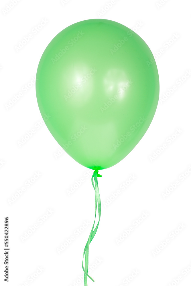 Helium air colorful balloon isolated on the white background Helium air colorful balloon isolated on the white background