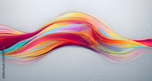 COLORFUL WAVE LINES BACKGROUND WALLPAPER
