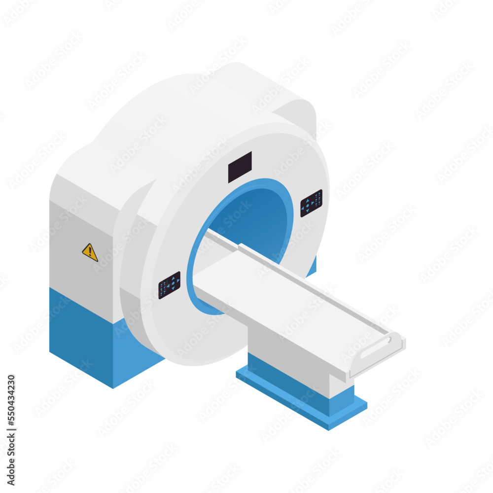 Neuro MRI Isometric Composition Neuro MRI Isometric Composition