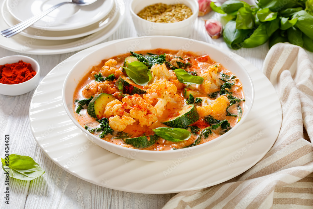 Creamy Tomato Soup with ground Chicken and veggies Creamy Tomato Soup with ground Chicken and veggies