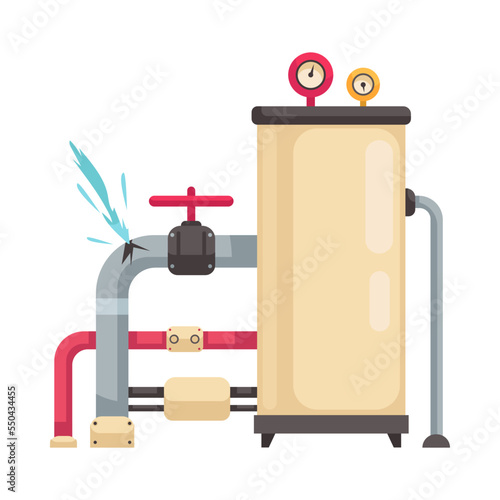 Water System Leak Composition