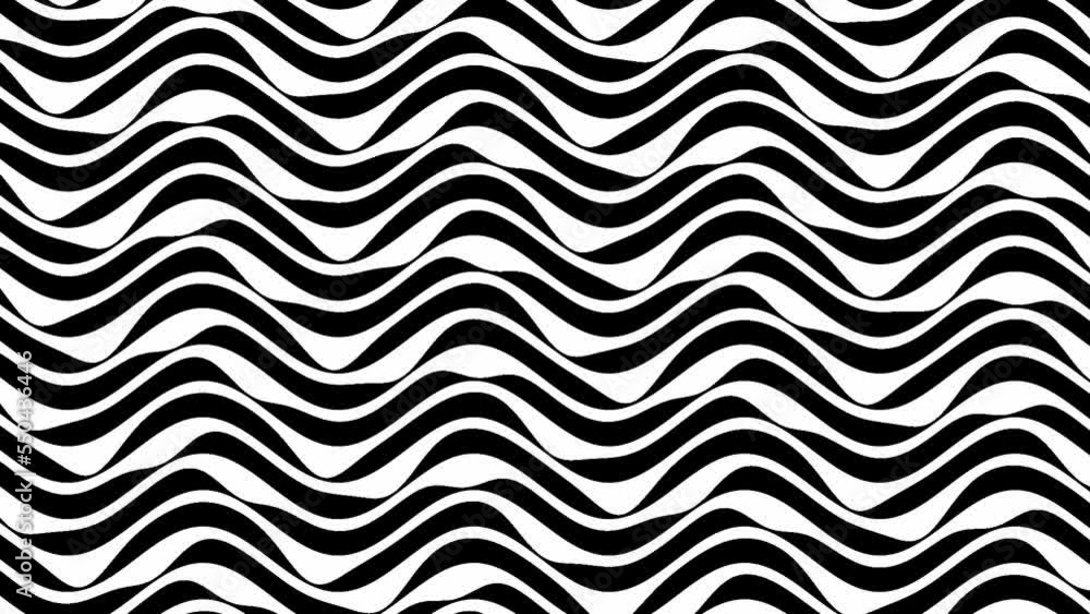 Animated moving black and white lines (Full HD 1920x1080 30fps). Animated moving black and white lines (Full HD 1920x1080 30fps).