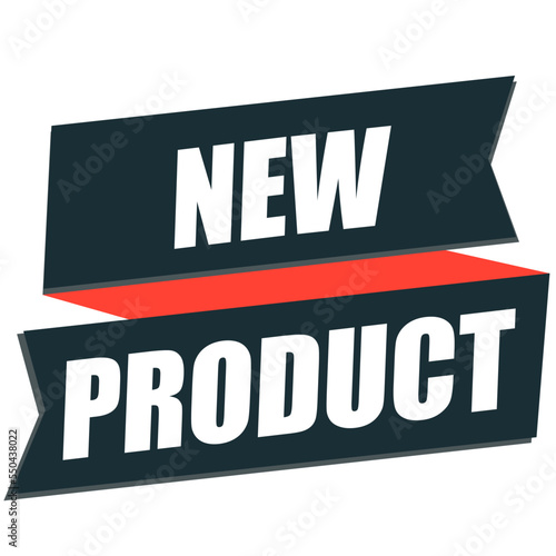 New product label tag sign. Vector