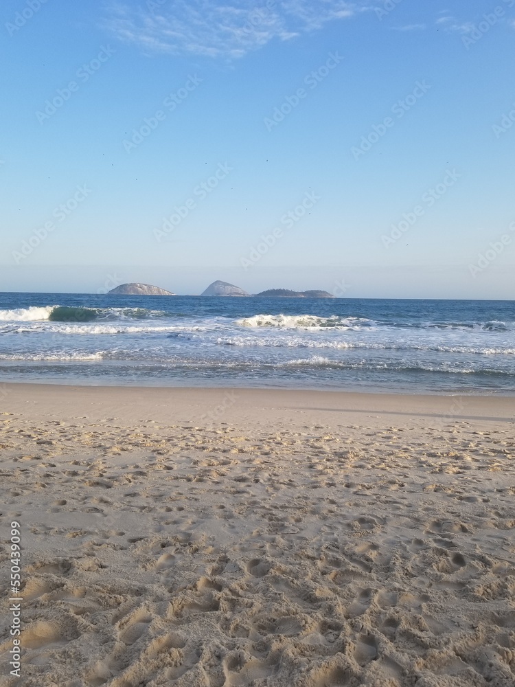 beach and sea in Rio de Janeiro