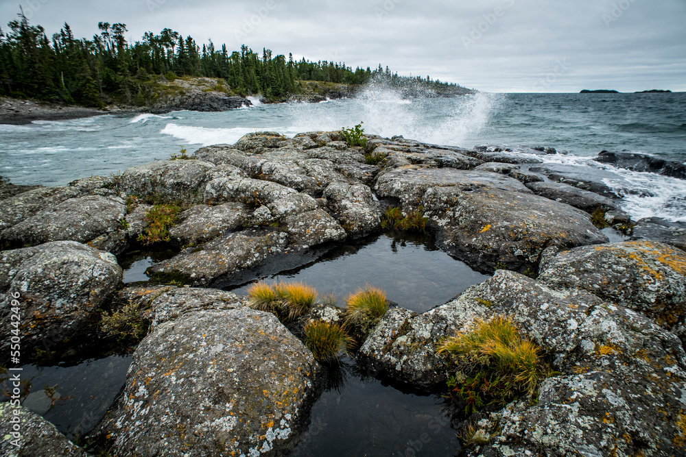 Scenes of storms at Isle Royale, Lake Superior, Michigan. Scenes of storms at Isle Royale, Lake Superior, Michigan.