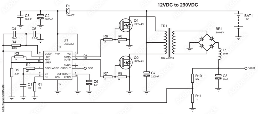 Electrical Transformer Schematic