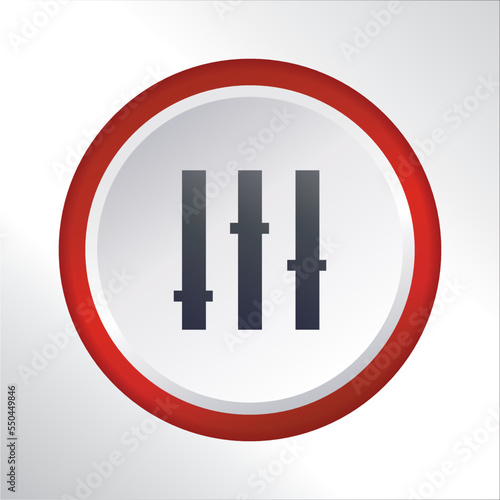 fillter flat icon button vector design photo