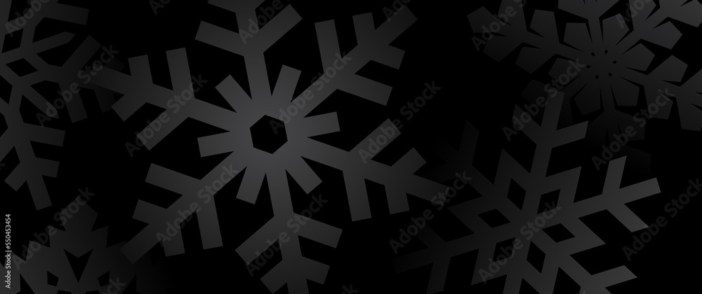 Black snowflakes vector background for cover design, cards, flyer, poster, banner. Christmas black background. Merry Christmas! Happy New Year! Winter luxury holiday template for design. Black snowflakes vector background for cover design, cards, flyer, poster, banner. Christmas black background. Merry Christmas! Happy New Year! Winter luxury holiday template for design.