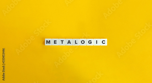Photos Metalogic Word and Banner