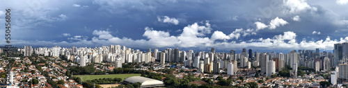 Panoramic view of a beautiful sky in cities. Sao Paulo, Brazil.  © Ranimiro
